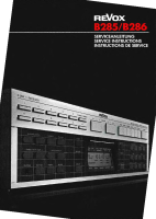 Revox B-285-B-286-Service-Manual